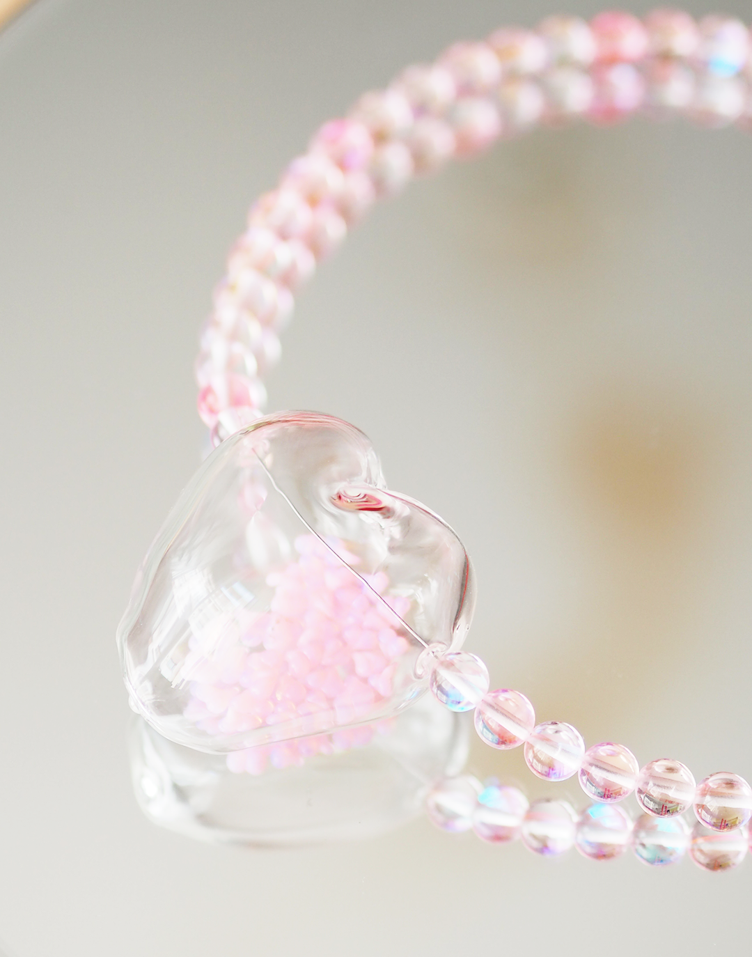 Necklace Stuffed Hearts