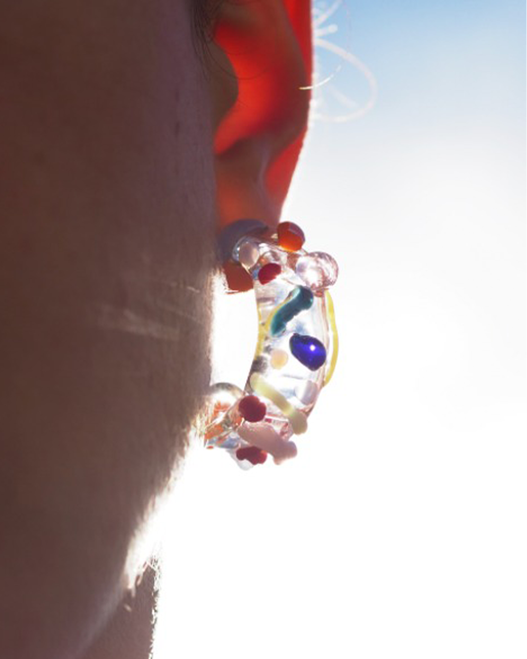 Rainbow Drops Earring