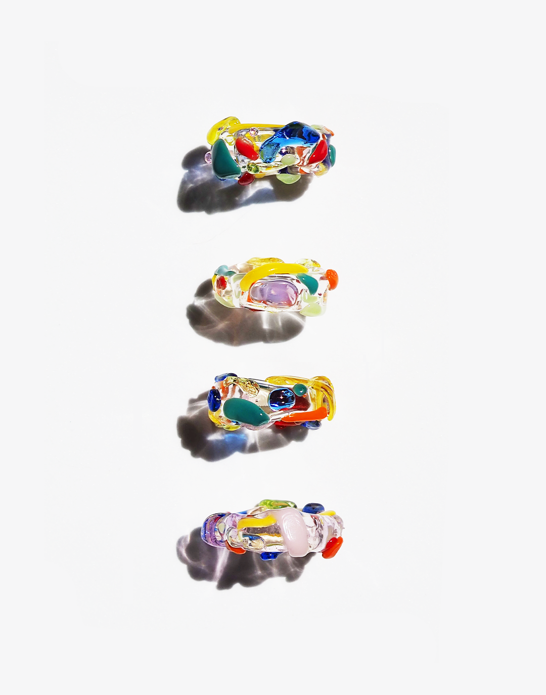 Rainbow Drops Ring