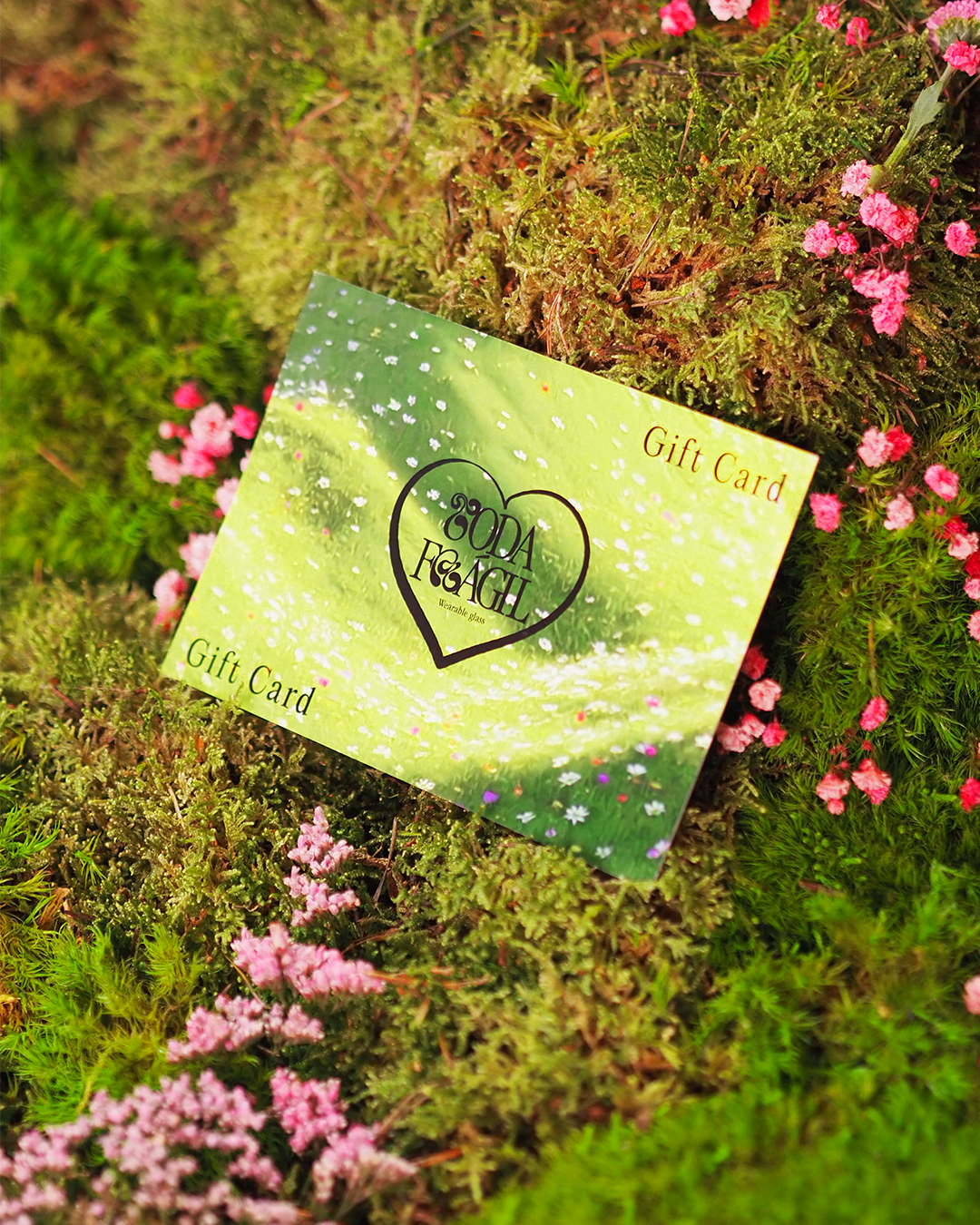 TARJETA REGALO DE PAPEL TODA FRÁGIL