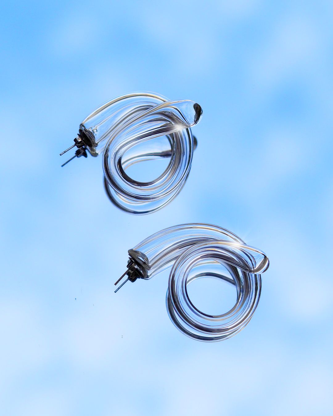 Drop Pendientes Espiral