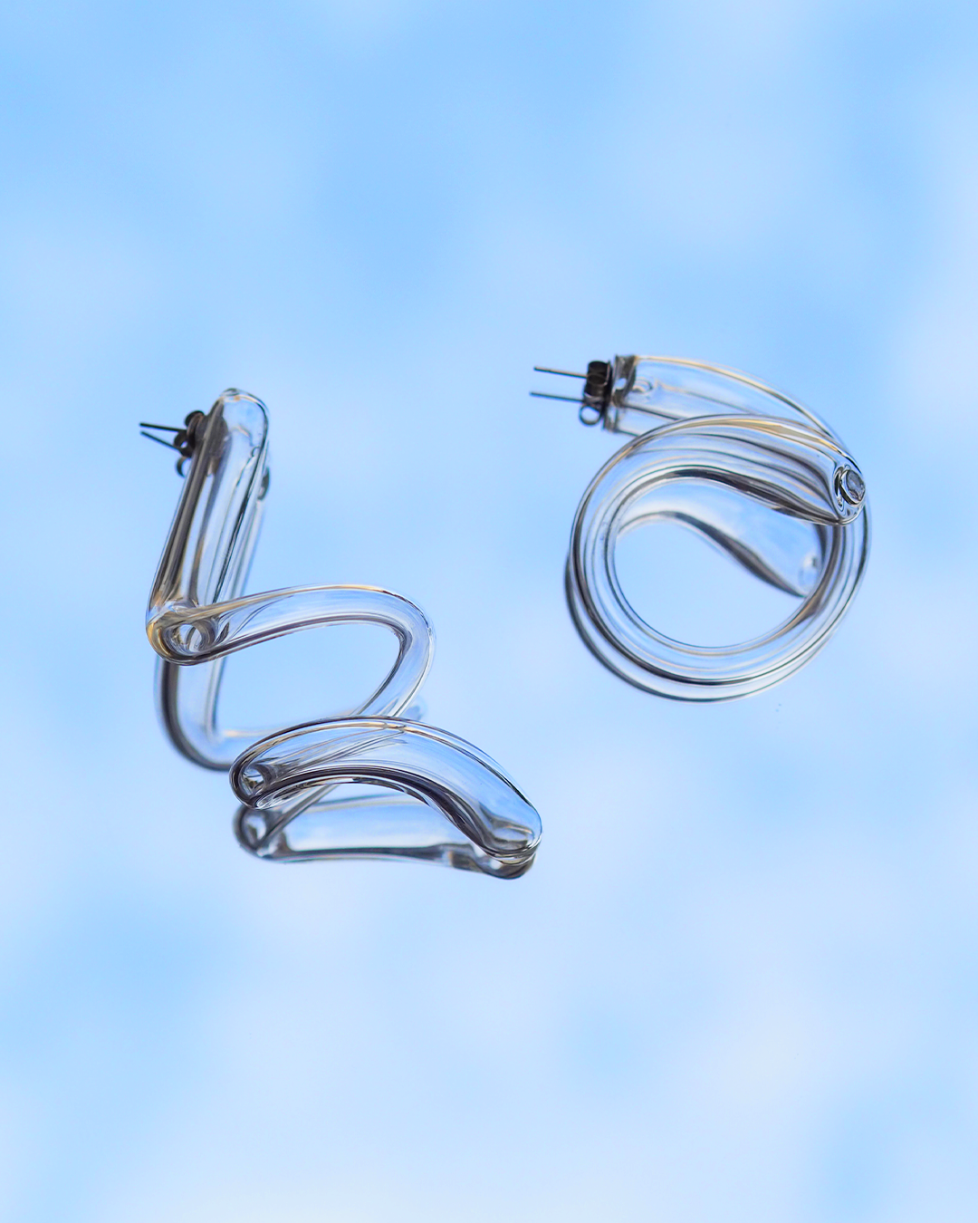 Drop Pendientes Espiral