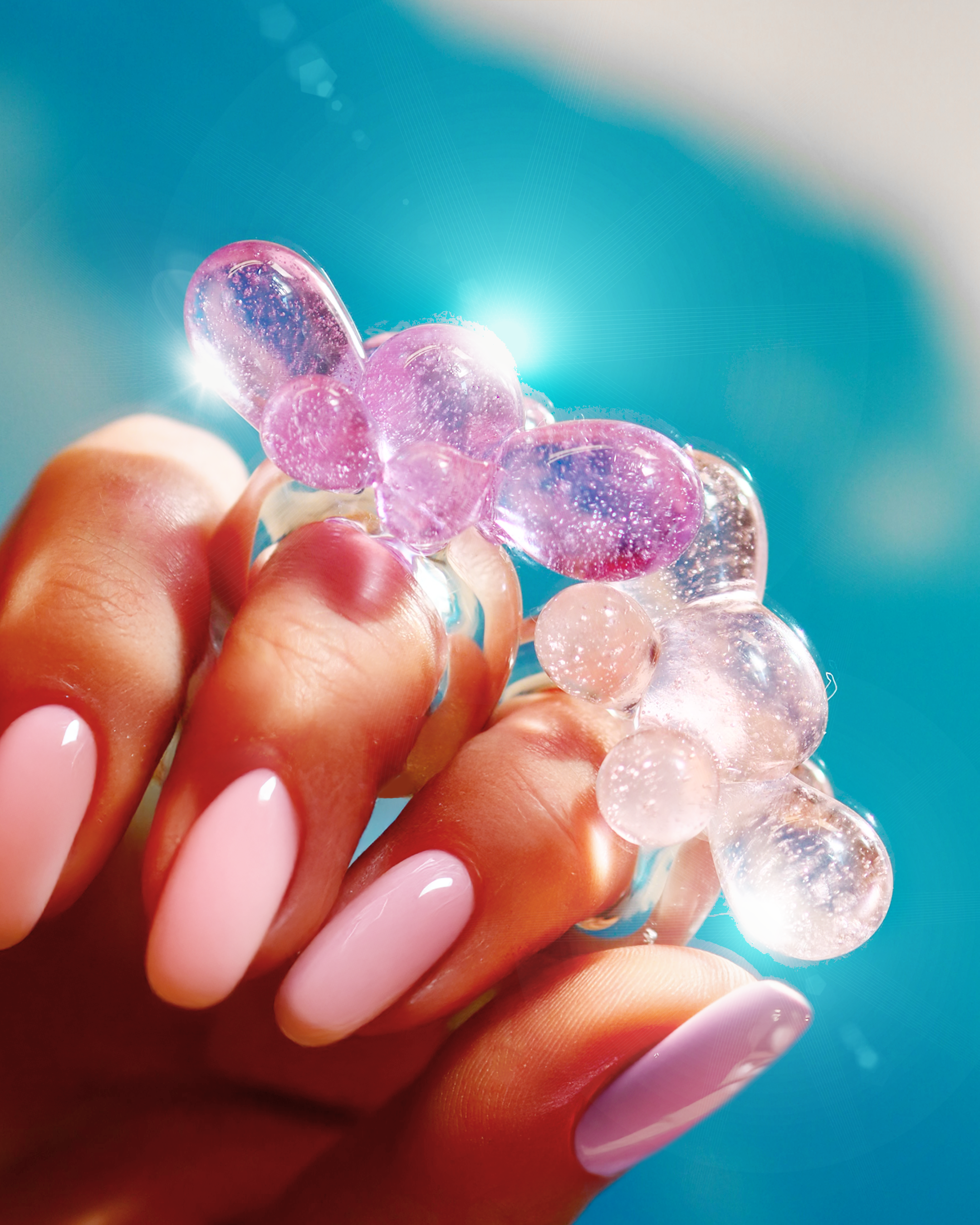 Anillo Sparkling Flowers